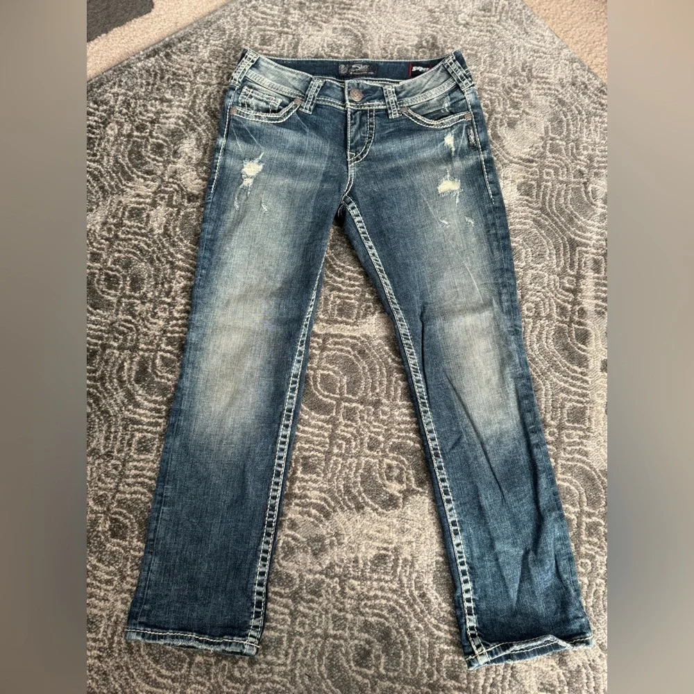 Silver Jeans Suki Mid Capri Size 27 - Picture 1 of 6
